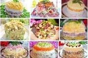 9 РЕЦЕПТОВ ВКУСНЫХ САЛАТОВ.