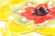 Фруктовый торт со сливочным кремом и желе