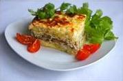 Картофельная запеканка с грибами и курицей в мультиварке