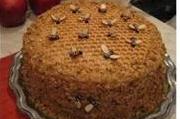 Кофейный торт с грецкими орехами