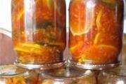 Консервированные кабачки в томатном соусе