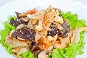 Крабово-грибной салат