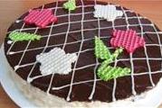 Красивый торт из вафель со сгущенкой