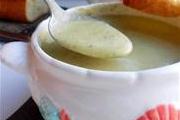 Крем-суп из брокколи и картофеля.