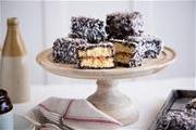 Ламингтон - австралийское пирожное в шоколадное глазури