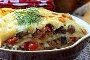 Лазанья с мясом и грибами