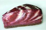 Мороженный сырой торт «Розовая зебра»