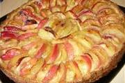 Нормандский пирог с яблоками.