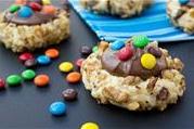 Ореховое печенье с шоколадной пастой и M&amp;amp;M's