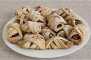 Печенье с яблоками и орехами.