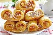 Печенье "Улиточки" с яблочным повидлом и кокосом