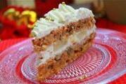 Рецепт морковного торта с творожным кремом и ананасами