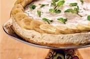 Рецепт - творожный торт с замороженными бананами
