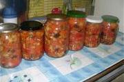 Салат-лечо из помидоров с болгарским перцем и кабачками