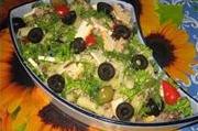 Салат с сардинами и стручковой фасолью