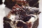 Шоколадные брауни с сыром
