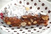 Шоколадный панфорте (пирог из орехов и сухофруктов)