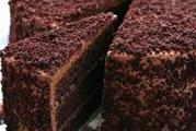 Шоколадный торт с кремом из варёной сгущёнки.