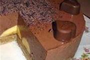 Шоколадно-банановый торт (без выпечки)