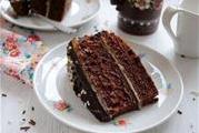 Шоколадно-карамельный торт