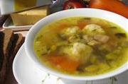 Сырные шарики - быстрый болгарский суп