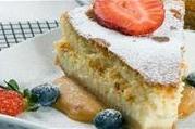 Сырный пирог с ягодами