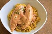 Сливочная курица с рисом басмати по-индийски