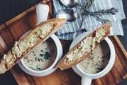 Суп–пюре с бeлыми грибами