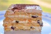 Торт без выпечки из печенья
