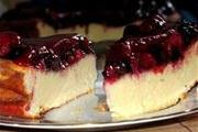 Торт лимонный с ежевикой