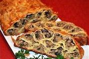Торт «Монастырская изба» с мясом.