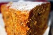 Торт постный с изюмом и орехами