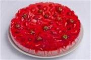 Торт с клубничным муссом и желе
