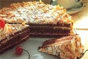 Торт с вишней и миндалем (Швеция)