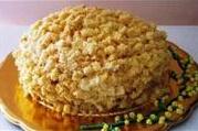 Торт со шкварками