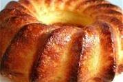 Творожная запеканка с манной крупой и ванилью.