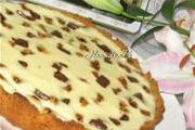 Творожный пирог с инжиром и шоколадом