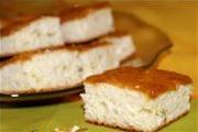 Творожный пирог с запечённым лимонным кремом.