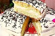 Творожно-сливочный торт с ананасами