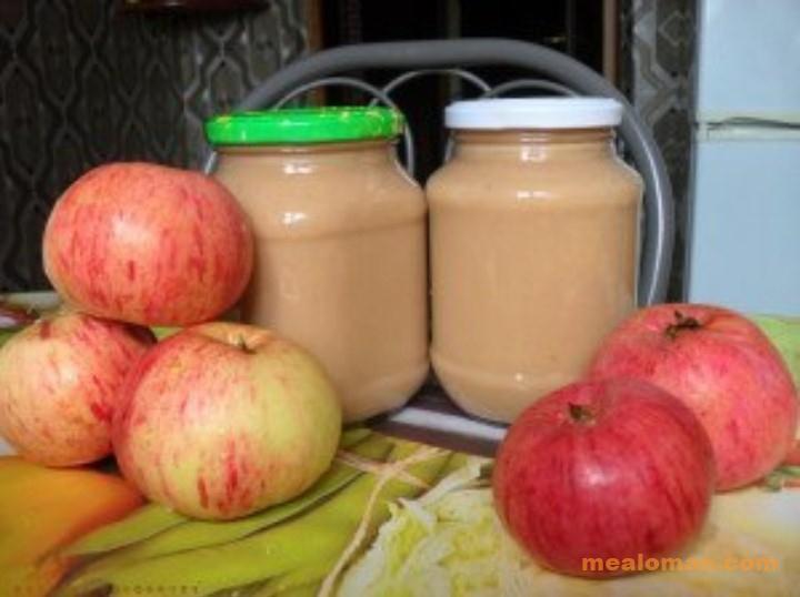 Яблочное пюре на зиму со сгущенкой рецепт. Яблочное пюре со сгущенкой. Пюре неженка из яблок.